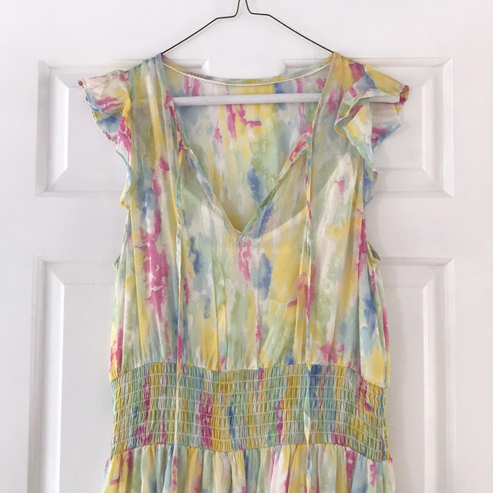 Anthropologie water colors dress.